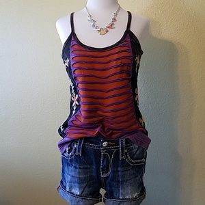 Cute embroidered tank